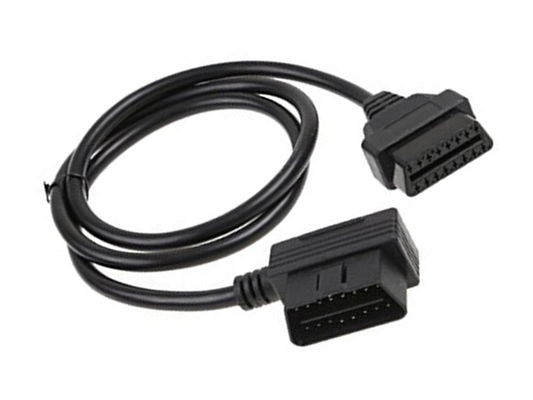 OBD OBD-II J1962 Cáp tròn mở rộng góc phải từ nam sang nữ