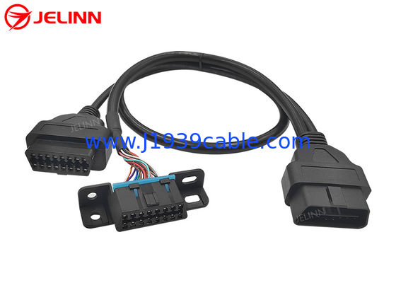OBD2 OBDII Male sang GM OBD2 Female và OBD2 Female Splitter Y Cáp