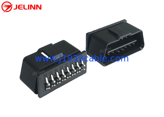 Đầu nối phích cắm nam 16 chân J1962 OBD2 OBDII với các chân cong ở phía sau