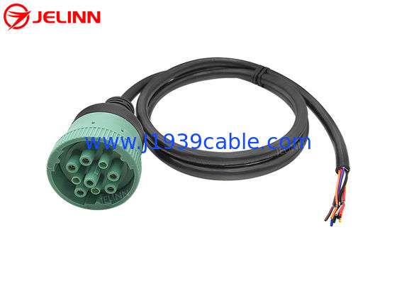 Xanh J1939 9pin để mở đầu dây cáp đuôi heo