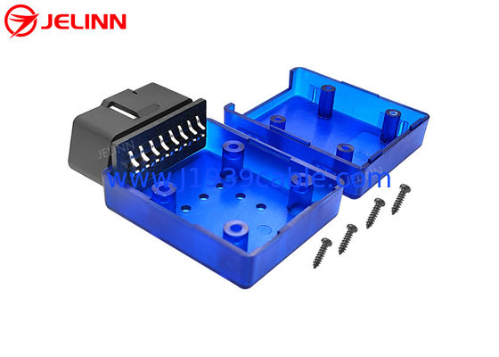 OBD2 Khung OBD 2 vỏ vỏ với đầu nối chân cong