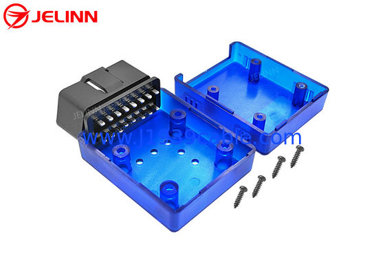 OBD 2 Khung vỏ nhựa OBD2 Shell với đầu nối chân thẳng