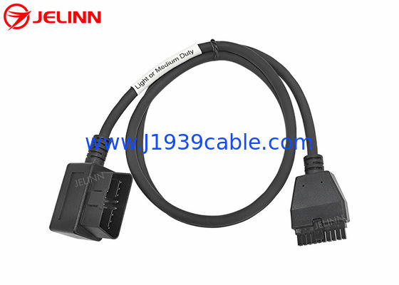 PT30 Cáp thiết bị ELD OBD2 OBDII J1962 Cáp thiết bị ghi nhật ký điện tử cho xe tải Volvo hoặc Mack ở Bắc Mỹ